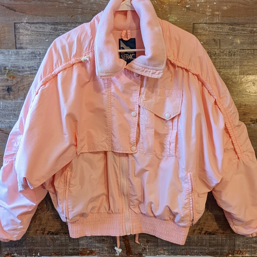 Serac Brand Pink Tactel Ski Coat